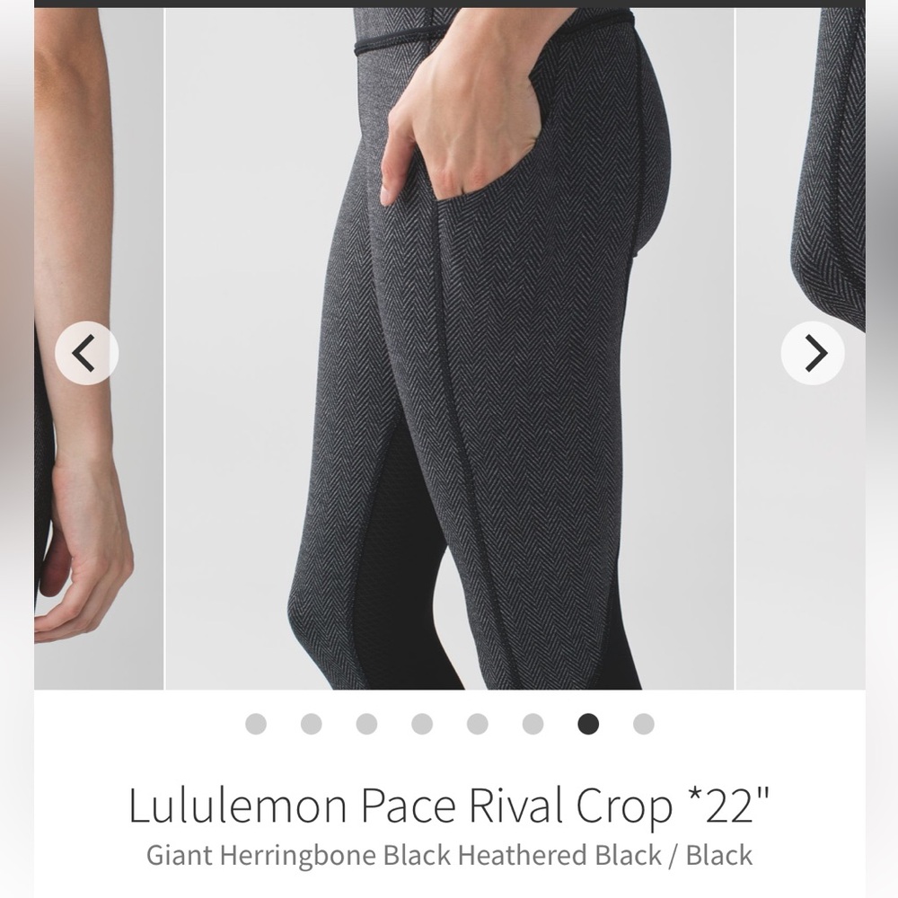 Lululemon Pace Rival Crop - Picture 2 of 13